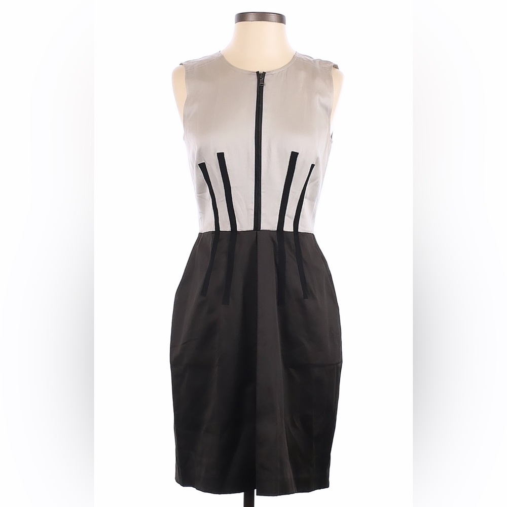 NWT Tan/Black Club Monaco Lina Sheath Dress